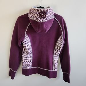 lululemon athletica Purple and White Hoodie